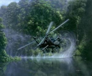 Puzzle Ελικόπτερο AH-64 Apache